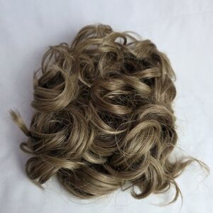 Curly Brown Bun Extension